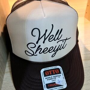 OTTO Brown and Cream Trucker Hat